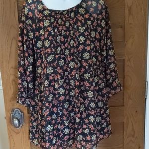 Free People Floral Tunic Dress